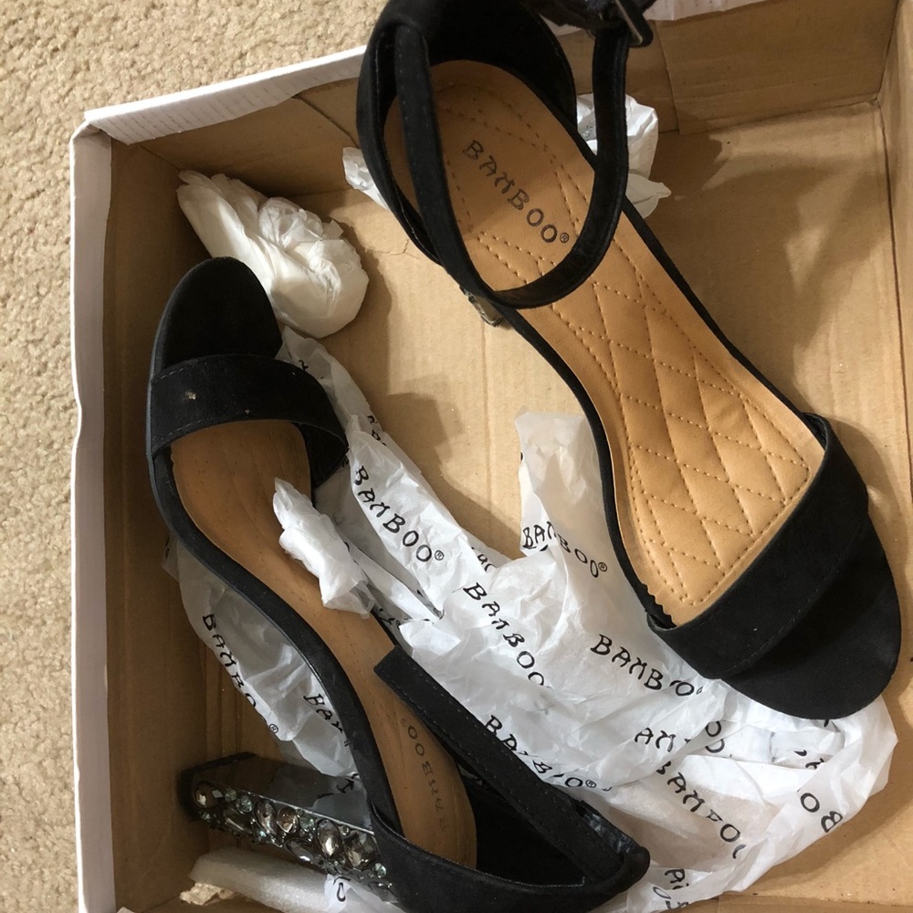 Jeweled heel